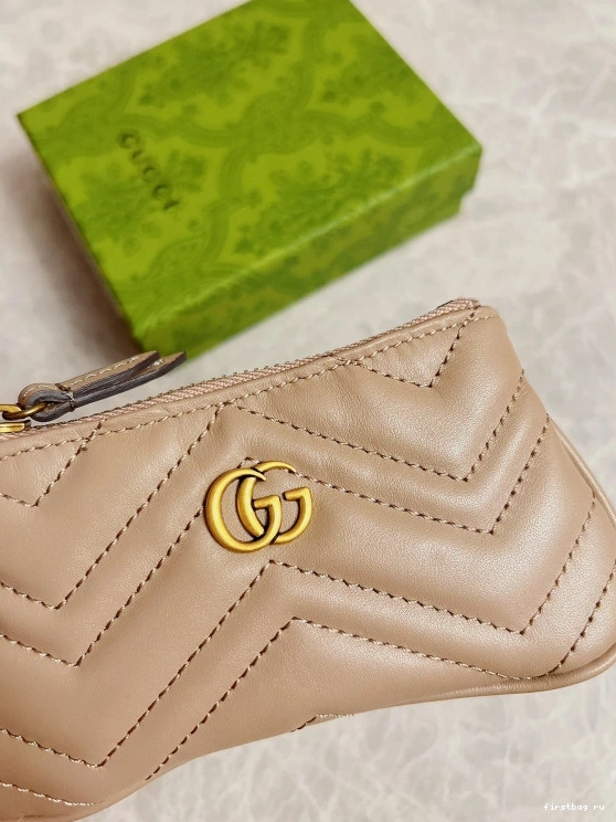 First bag ru GG Gucci key matelassé case Marmont 0802